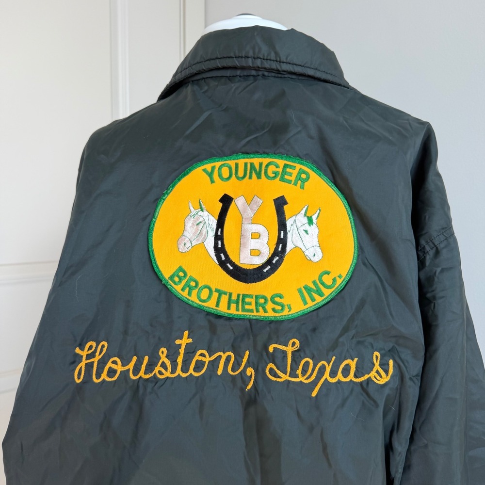 Vintage Texas Barn Jacket with Horse Motif
